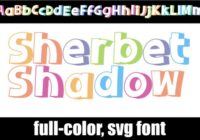 Sherbet Shadow Font - Featured Image