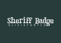 Sheriff Badge Font - Featured Image