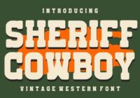 Sheriff Cowboy Font - Featured Image