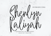Sherlyn Kaliyah Font - Featured Image