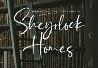 Sheyrlock Homes Font - Featured Image
