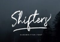 Shifters Font - Featured Image