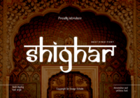 Shighar Font - Featured Image