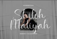 Shiloh Maliyah Font - Featured Image