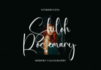 Shiloh Rosemary Font - Featured Image