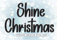 Shine Christmas Font - Featured Image