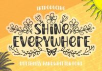 Shine Everywhere Font - Featured Image