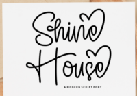 Shine House Font - Featured Image