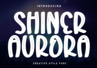 Shiner Aurora Font - Featured Image