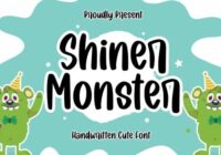 Shiner Monster Font - Featured Image