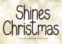 Shines Christmas Font - Featured Image