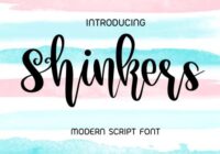 Shinkers Font - Featured Image