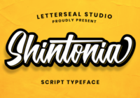 Shintonia Font - Featured Image