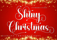 Shiny Christmas Font - Featured Image