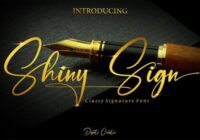 Shiny Sign Font - Featured Image