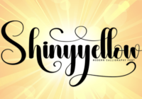 Shinyyellow Font - Featured Image