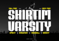 Shirtim Varsity Font - Featured Image