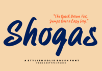 Shogas Font - Featured Image