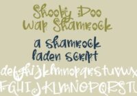 Shooby Doo Wap Shamrock Font - Featured Image