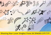 Shooting Star Lover Font - Featured Image
