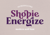 Shopie Energize Font - Featured Image