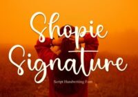Shopie Signature Font - Featured Image