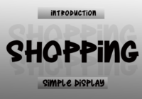 Shopping Font - Featured Image