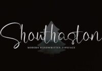Shouthaston Font - Featured Image