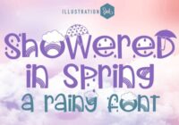 Showered in Spring Font - Featured Image