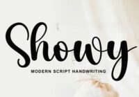 Showy Font - Featured Image