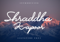 Shraddha Kapoor Font - Featured Image