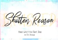 Shutten Reason Font - Featured Image