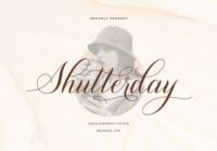 Shutterday Font - Featured Image