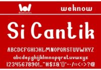 Si Cantik Font - Featured Image