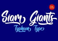 Siam Giants Font - Featured Image