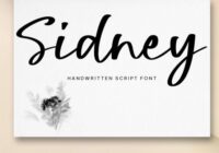 Sidney Script Font - Featured Image
