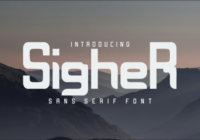 Sigher Font - Featured Image