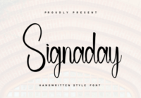 Signaday Font - Featured Image