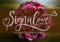 Signalove Font - Featured Image