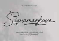 Signamarkova Font - Featured Image