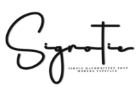 Signatie Font - Featured Image