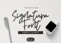Signatura Script Font - Featured Image