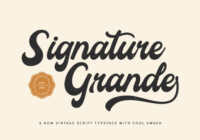 Signature Grande Font - Featured Image