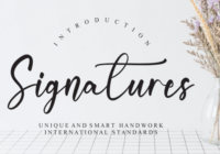 Signatures Font - Featured Image