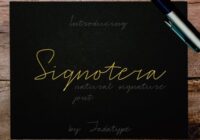 Signotera Font - Featured Image