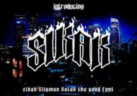 Sikak Siluman Katak Font - Featured Image