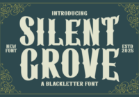 Silent Grove Font - Featured Image