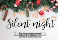 Silent Night Duo Font - Featured Image