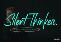 Silent Thinker Font - Featured Image