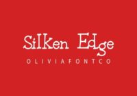 Silken Edge Font - Featured Image
